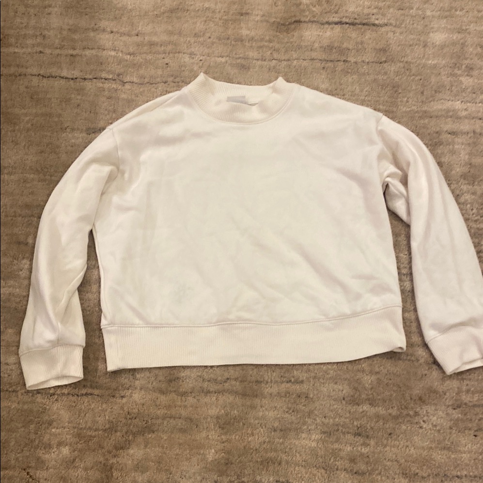 Women's White Sweatshirt